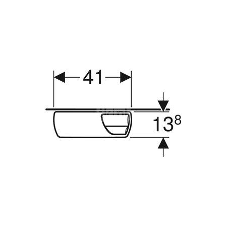 Pokrywa spłuczki Geberit do spłuczki natynkowej AP140, spłukiwanie dwudzielne: Biały-alpin