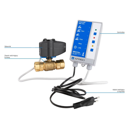System detekcji wycieku AFRISO WaterControl 01.2 GW 1''
