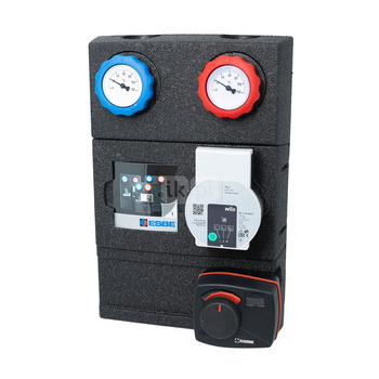 GRC221 grupa pompowa z zaworem mieszającym i siłownikiem, sterownik CRC 230V, DN32, pompa Wilo PARA STG 25/8