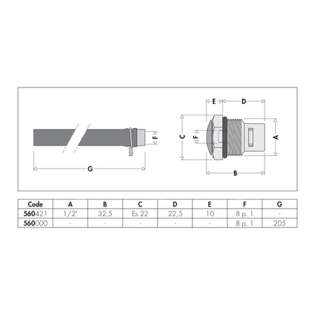 Zawór spustowy do grzejników i kotłów wiszących 1/2"