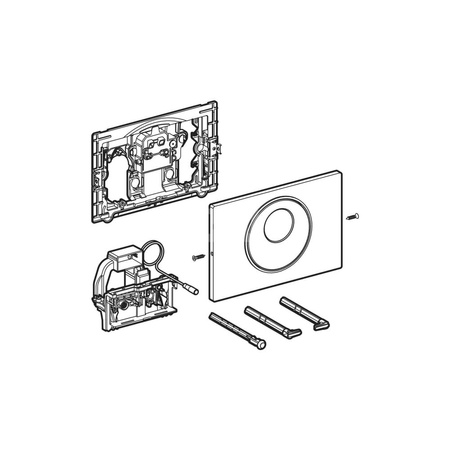 Pokrywa Geberit do podtynkowego gniazda rozdzielacza