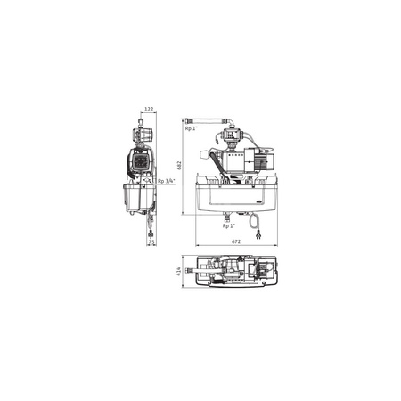 Pompa do ścieków WILO RAIN1 50 Hz / 3m³/h / 0.62W