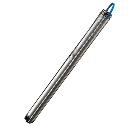 Pompa głębinowa 1-fazowa GRUNDFOS SQE1-155 częstotliwość 50/60 Hz, moc 1.85 kW 12.3 A, prędkość obrotowa 10700 obr/min, z zaworem zwrotnym