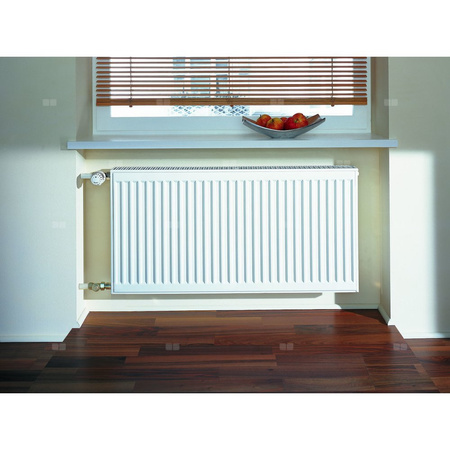 Grzejnik płytowy typ 33 KERMI X2 Profil-K, z osłonami wym. 554 x 2300 mm, kolor biały, moc 4837 W