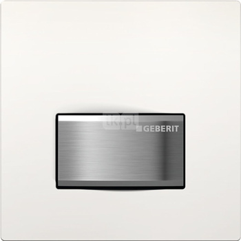 Pneumatyczny zawór spłukujący Geberit do pisuaru, ręczny, Typ 50, biały, prostokątny