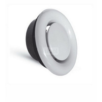 Anemostat WYWIEWNY BIAŁY fi 125 mm