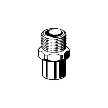 Złącze przejściowe VIEGA 94243G jednoczęściowy, brąz / brąz, 1 1/4'' x 35 mm (lw x gz), 44 mm