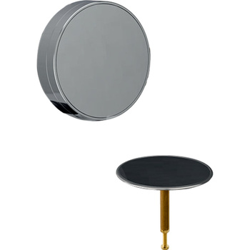 Zestaw wykończeniowy Geberit Split d52, do zestawu odpływowo-przelewowego: Czarny mat