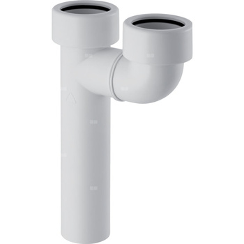 Trójnik dwuczęściowy 90 st. d40/d40, biały-alpin