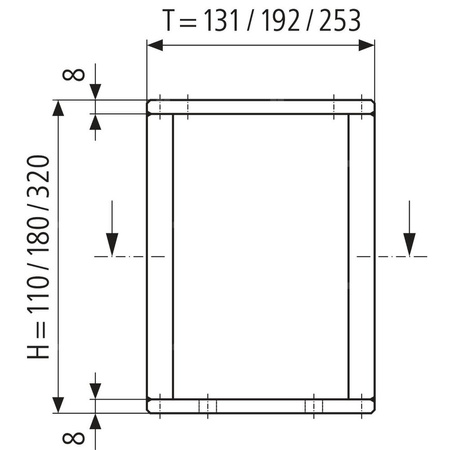 Kermi Bankkonsole Konvektor Typ43/44 L= 192 H =320, weiß