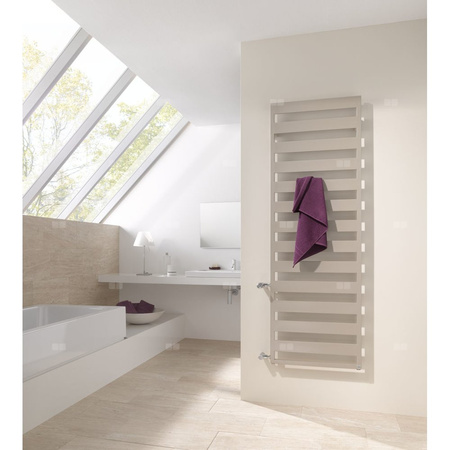 Grzejnik drabinkowy KERMI Casteo-D BH, wym. 986 x 500 mm, kolor srebrny, moc 438W
