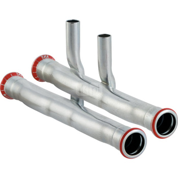 Trójnik krzyżakowy Geberit Mapress C-Stahl RP-K/RL (RP-KV + RP-KR) d18-15