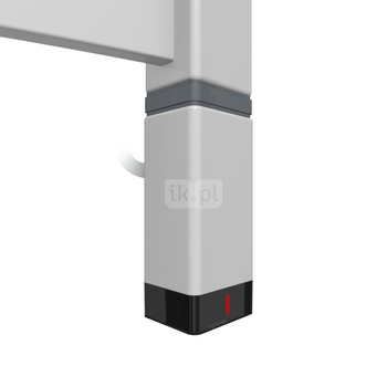 Grzałka TERMA One T36x40 Prawy, 300W Tuba, Silver Mat, kabel spiralny z wtyczką [srebrzysty, 2,5m, logo Terma, instr. TERMA]