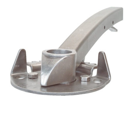 Dźwignia ręczna wykonana ze stali nierdzewnej, 10-cio położeniowa z możliwością założenia blokady DN 25-100