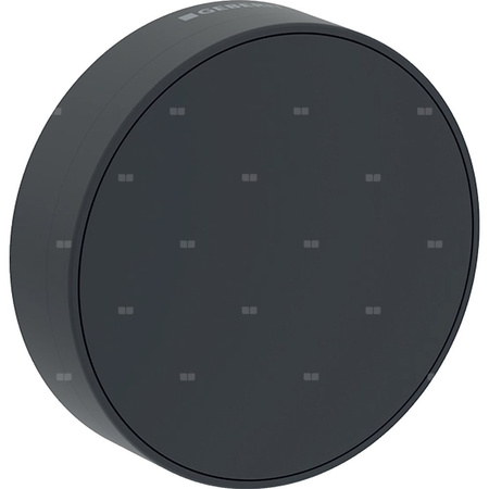 Rozetka funkcyjna Geberit Split do zestawu odpływowo-przelewowego, czarny mat