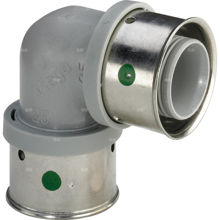 Łuk Smartpress 90' VIEGA 4716, tworzywo sztuczne / stal, 16 mm (zw x zw)