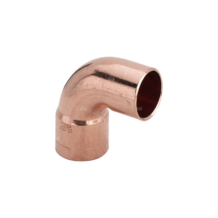 Kolano 90' VIEGA 95092 jednoczęściowy, Cu / Cu, 10 mm (lw x gz)