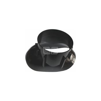 Adapter czarny do płyt dachowych do dachu skośnego 20-50 st. DN 108 mm
