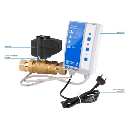 System detekcji wycieku AFRISO WaterControl 01.3 GW 1 1/4''