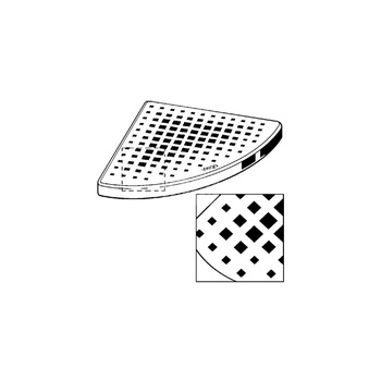 Ruszt do odpływu prysznicowego Stal nierdzewna VIEGA 497331