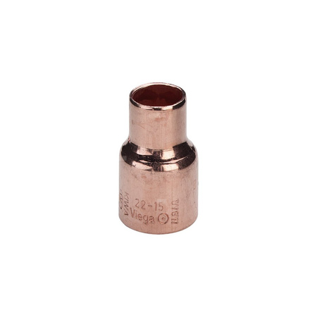 Mufa VIEGA 95240 redukcja jednoczęściowy, Cu (stan surowy) / Cu (stan surowy), 64 mm x 54 mm (lw x gw)