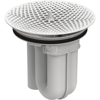 Syfon pisuarowy Geberit z funkcją odsysania, wymiana od góry