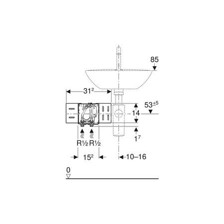 Osłona izolacyjna z gniazdem przyłączeniowym