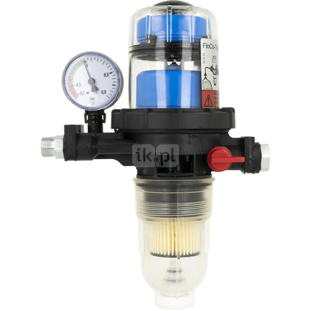 Filtr oleju zintegrowany z odpowietrznikiem FloCo-Top 2CM MS-5, 2x G3/8", GW G3/8", wkład OptiClean MS-5