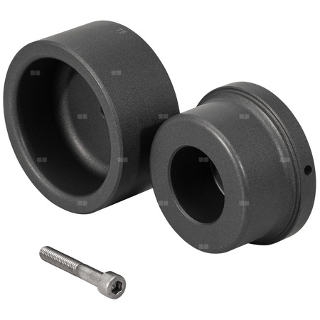 Króciec, tuleja, śruba fi 75 mm, Zestaw