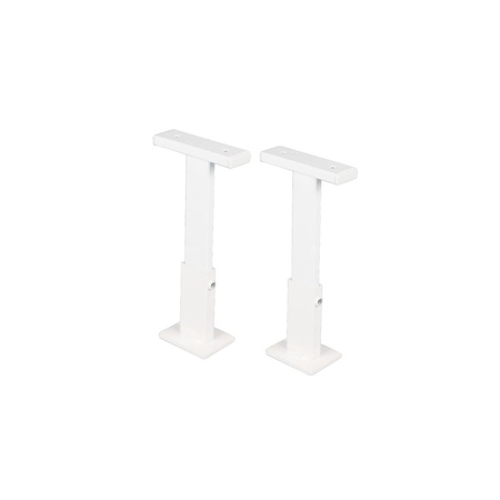 Ławka parapetowa, zestaw 2, kolor biały