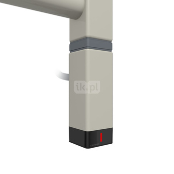 Grzałka TERMA One K30x30, 1000W Tuba, Metallic Beige, kabel prosty bez wtyczki [srebrzysty, 1,5m, logo Terma, instr. TERMA]