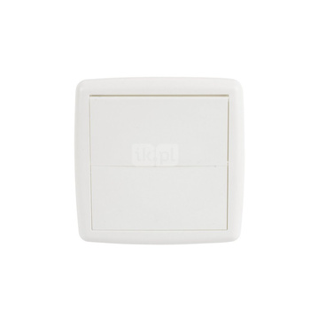 Gniazdo wyrzutowe białe (dwuklapkowe)