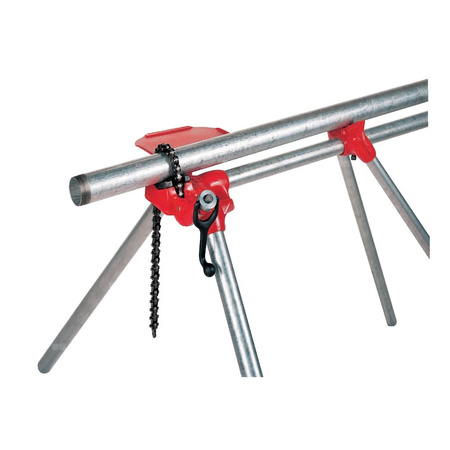 Łańcuchowe imadło wolnostojące z górną śrubą do rur 1/8" - 5" (6 - 125 mm)