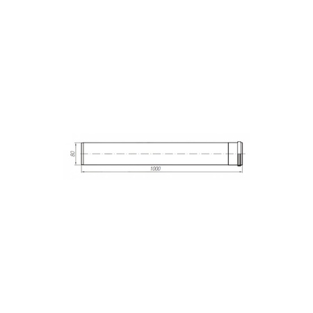 PRZEDŁUŻENIE 100CM (fi80)