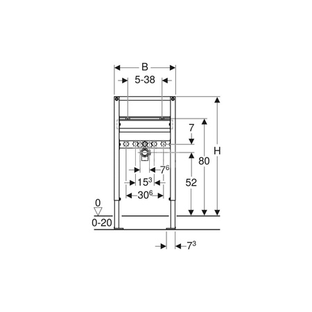Śruba imbusowa Geberit Duofix z rowkiem krzyżowym, samowiercąca