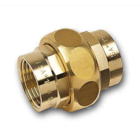 Śrubunek SANHA PURAFIT trzyczęściowy, Cu, 3/8'' (GW)