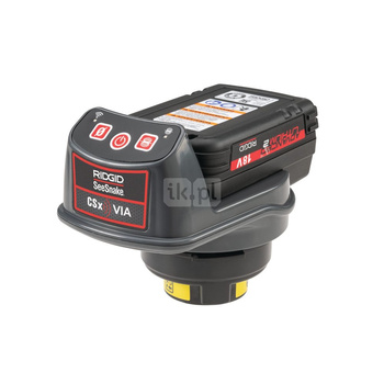 Przenośna kamera diagnostyczna do kontroli wizyjnej microReel™ APX™ z technologią TruSense 25 mm z urządzeniem CSx Via, baterią i ładowarką
