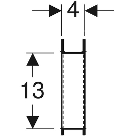 Dodatkowe elementy wsporcze GEBERIT Duofix stal