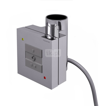 Sterownik TERMA KTX 1, 300W Tuba, Chrom CRO, kabel prosty bez wtyczki [srebrzysty, 1,5m, logo Terma, instr. TERMA]