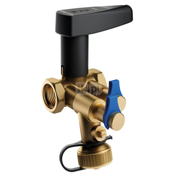 Zawór równoważący statyczny z opływem COMAP Nexus Vertex/KFE Rp mosiądz Gwint wewnętrzny DN 25, max. 25bar