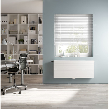 Grzejnik płytowy typ 10 KERMI Line-Vplus, lewy wym. 505 x 1105 mm, kolor biały, moc 494 W