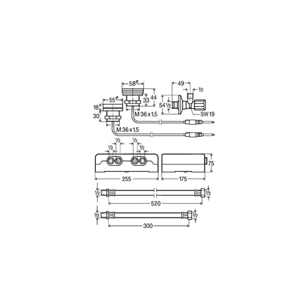 Jednostka mieszająca VIEGA 6146215