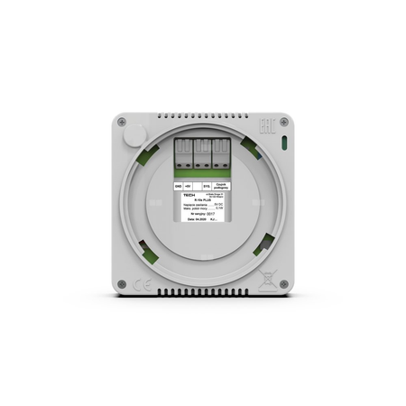 Przewodowy regulator pokojowy dwustanowy do listwy L-10 dedykowany biały, model R-10s PLUS
