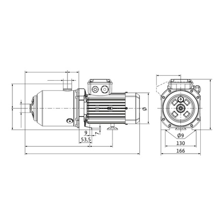 Wilo-Medana CH1-L.1603-1/E/G/10T wysokociśnieniowa pozioma pompa do wody