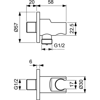 IRAIN ZAWIESZENIE PKT. CYLINDRYCZNY 1/2 CONN SBLK