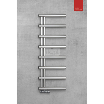 Grzejnik drabinkowy ZEHNDER Chime, wym. 1000 x 500 mm, kolor inox, moc 276W
