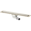 Odpływ prysznicowy prostokątny VIEGA 498275, 750 x 150 x 121 mm, z kratką, dł: 670 mm, szer: 50 mm, z syfonem