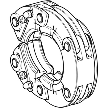 Opaska zaciskowa (komplet) GEBERIT XP fi 108 mm do złączek zaprasowywanych
