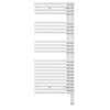 Grzejnik drabinkowy ZEHNDER Forma Asym, wym. 1161 x 496 mm, kolor biały RAL9016, moc 547W