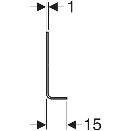 Wsporniki do elementów montażowych do WC i bidetu GEBERIT Kombifix